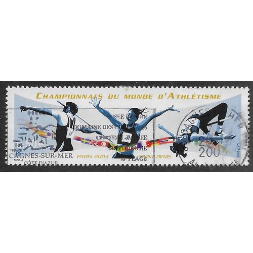 FRA 2003 50c 'IAAF WORLD ATHLETICS CHAMPIONSHIPS' FINE USED (EBID59-356)