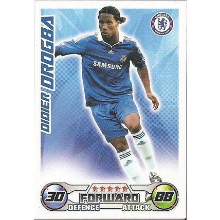 Topps Match Attax 2008/09 Cards: Chelsea - Forward, Drogba