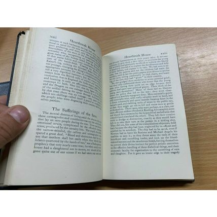 1927 PLAYS OF BERNARD SHAW "HEARTBREAK HOUSE/CATHERINE" LEATHER BOOK (P3)