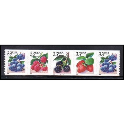 3302-3305 33c Fruit Berries Very Fine MNH PNC B1111/5 KA8088