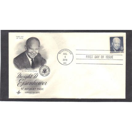FDC Art Craft 1393 6c Dwight Eisenhower (Cachet-U/A) CV41229