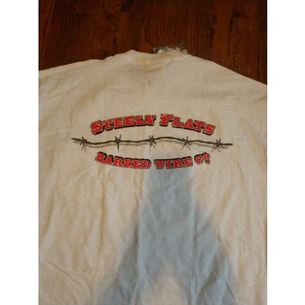 Marlboro Cigarettes White Steely Flats Barbed Wire Co T Shirt