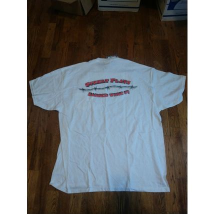 Marlboro Cigarettes White Steely Flats Barbed Wire Co T Shirt