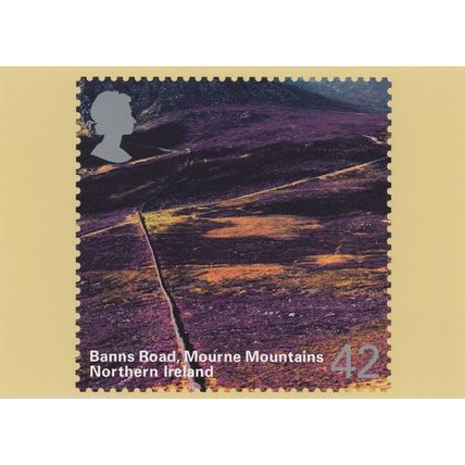Banns Road Mourne Mountains Ireland Limited Edition Postcard