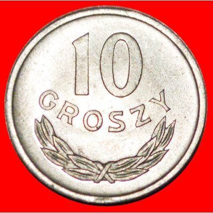 ⰆSOCIALIST STARS 1961-1985:POLAND★10 GROSZES 1970★DIE 1 UNC★LOW START★NO RESERVE