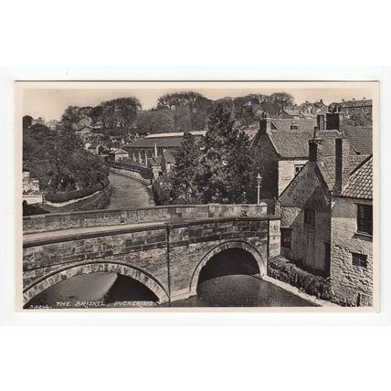 The Bridge Pickering Postcard RP North Yorkshire