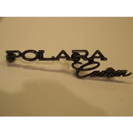 1972 DODGE POLARA CUSTOM EMBLEM #3613175 OEM