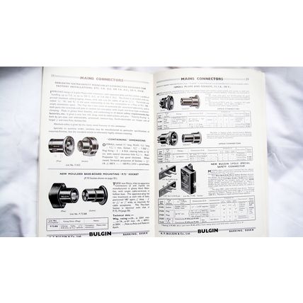 Bulgin Catalogue 1956 to 1957 See What Your Vintage Valve Hi-Fi is Made From