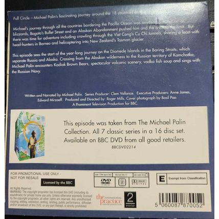 Full Circle DVD Promo The Times Alaska And Russia Michael Palin Collection