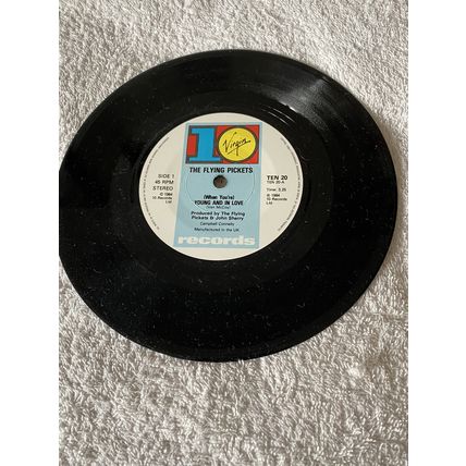 45 rpm 7" Vinyl THE FLYING PICKETS (When You're) Young And In Love 1984