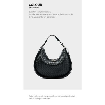 Women Genuine Leather Shoulder Bags Classic Crossbody Purses for Lady Handbag Bl