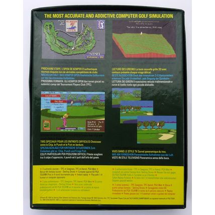 PGA TOUR GOLF BY ELECTRONIC ARTS FOR COMMODORE AMIGA - TESTED & WORKING