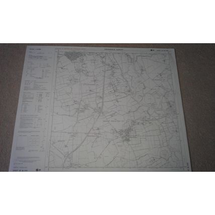 OS map 1:10000 North Yorkshire, Sheet SE 36 NW. 1979. Bishop Monkton