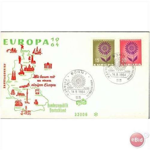 Germany FDC 1964 - SG 1350-1351 - Europa 64 (3)