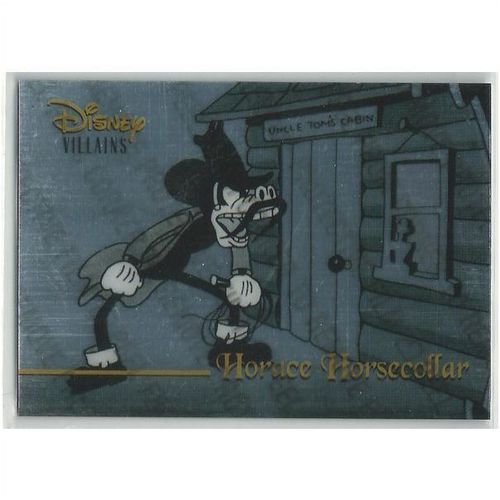 DISNEY PREMIUM ' SILVER SCREEN FOIL insert card # 89 HORACE HORSECOLLAR (1995)