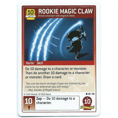 MapleStory Set 3 P3TS - 26/60 - Rookie Magic Claw