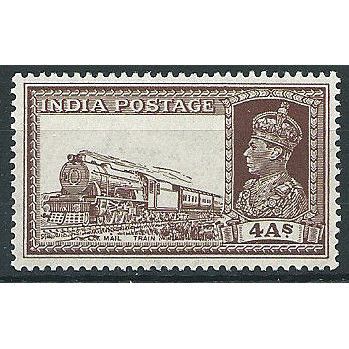 India 1937 SG255 4a Brown Mounted Mint ....