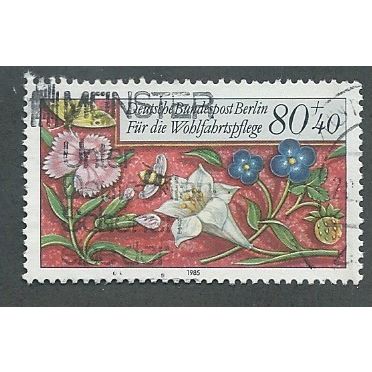 BERLIN -1985 80pf+40 'HUMANITARIAN - MOTIFS' FINE USED (EBID44-888)
