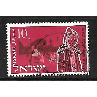 ISRAEL 1955 YOUTH IMMIGRATION 10pr IMMIGRANTS SG 105 FINE USED#2