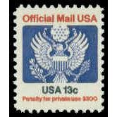 O129 13c Eagle Fine MNH G0562