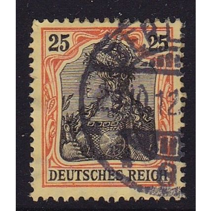 GERMANY 1905-13 GERMANIA DEUTCHES REICH 25pf USED SG87