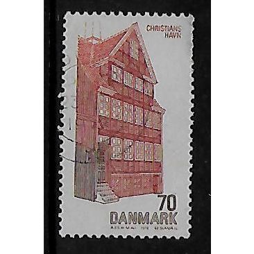DENMARK 1972 70 ORE HOUSE CHRISTIANHAVN SG 551 FINE USED