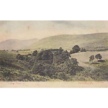 Glen Fruin Helenburgh Scotland Vintage Old Postcard