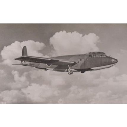 Hotspur II Plane Military Aircraft Vintage Plain Back Postcard Photo