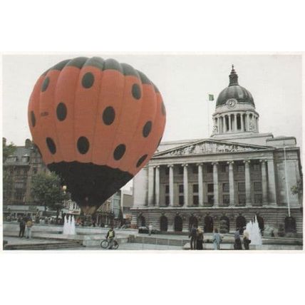 Ladybird Childrens Books Hot Air Balloon at Nottingham Postcard