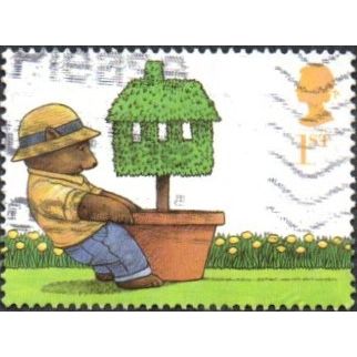 2002 "Ocassions" Greetings Stamps 1st Val, Moving Home. Very Fine Used.