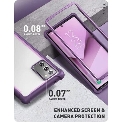 i-Blason Ares Clear Case for Galaxy Note 20 5G 6.7"-PURPLE-NEW-FAST SHIPPING