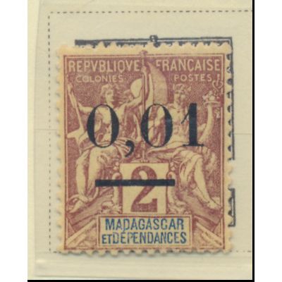 Madagascar Stamp Scott #58, Mint Hinged