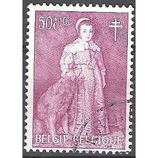Belgique 1964 Michel 1367 O Cote (2008) 0.25 € Antoon van Dijck Cachet rond