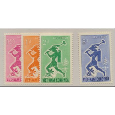 Vietnam Stamps Scott #185 To 188, Mint Never Hinged
