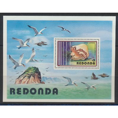 Redonda Stamp, Little Leopard, Mint Never Hinged, Souvenir Sheet