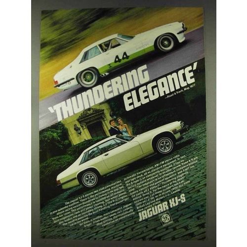 1978 Jaguar XJ-S Ad - Thundering Elegance