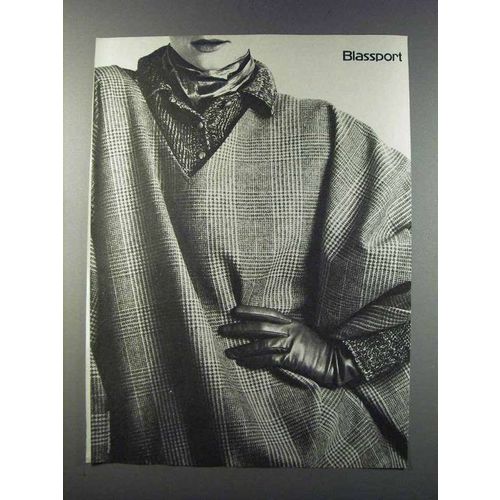 1981 Bill Blass Blassport Fashion Ad