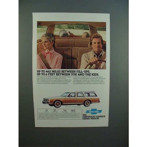 1981 Chevrolet Caprice Classic Car Ad - Luxury!