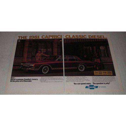 1981 Chevrolet Caprice Classic Diesel Ad