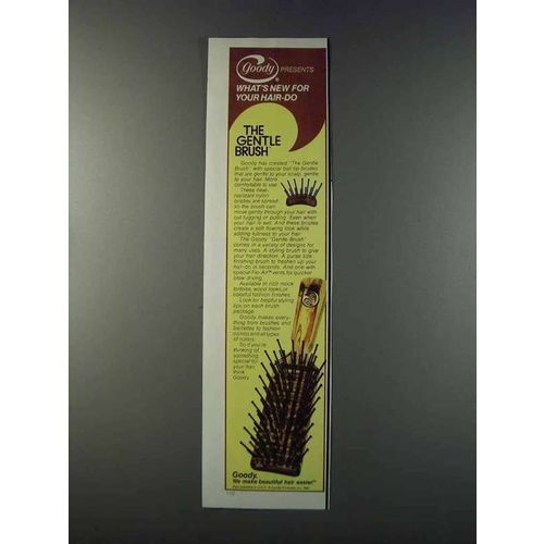 1981 Goody Gentle Brush Ad - What's New for Hair-Do