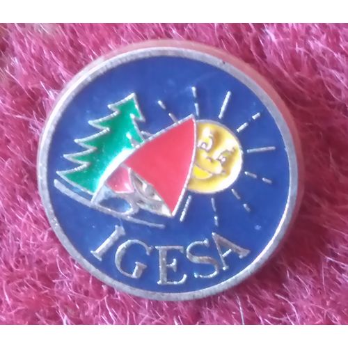 Pin Badge, Metal & Enamel: IGESA