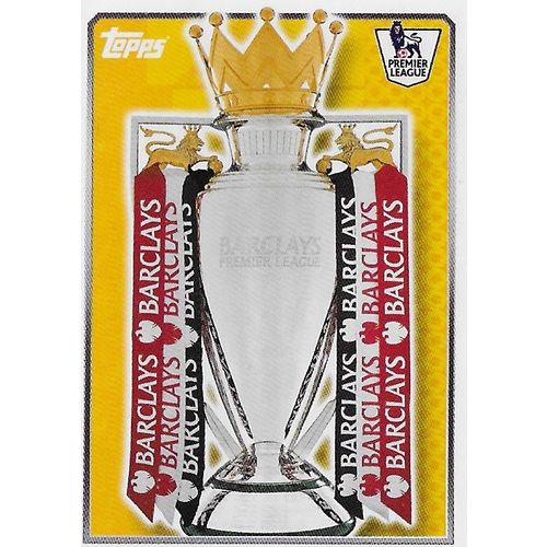 Topps Premier League 2014 Stickers: No.2 - Premier League Trophy