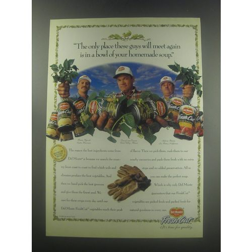 1997 Del Monte Fresh Cut Vegetables Ad - The only place these guys will meet