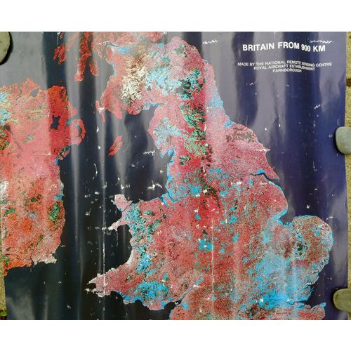Britain from 500 km - Landsat Mosaic - 1980's