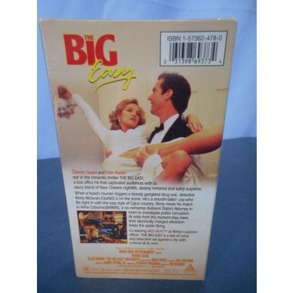 The Big Easy (VHS) Dennis Quaid, Ellen Barkin