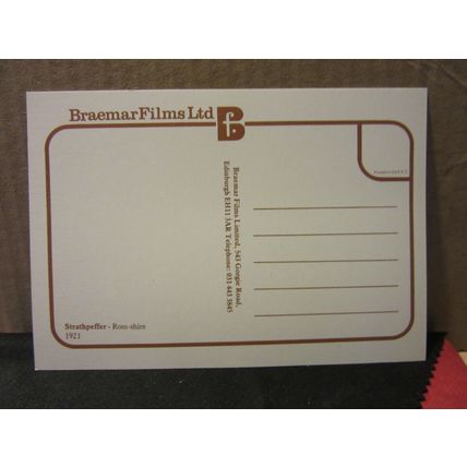 STRATHPEFFER, ROSS-SHIRE, SCOTLAND unused postcard, by Braemar Films Ltd. =