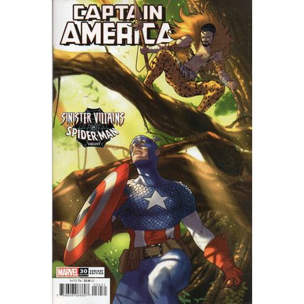 CAPTAIN AMERICA #30 (LEGACY #734) - 1st PRINT MARVEL COMICS VARIANT COVER