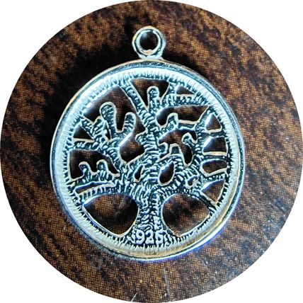 925 Sterling Silver Tree of Life Pendant Jewellery Making Repair New C37