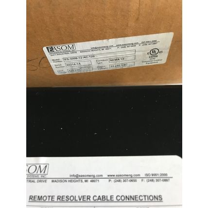 NEW EASOM ES-5008-12-AC-120 DIGI-DOG PROGRAMMABLE LIMIT SWITCH PANELVIEW,SB