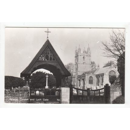 All Saints Church Wraxall Postcard RP Somerset